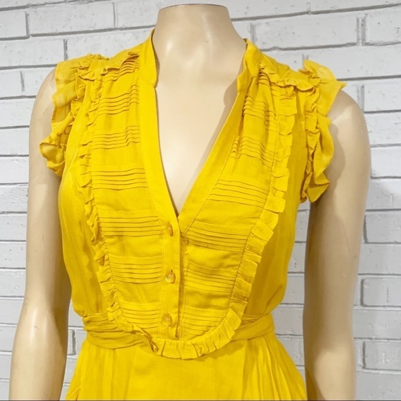 Anthropologie Women’s Odille Ruffle Front Dress - Picture 2 of 9